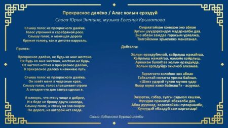 Мэдээжэ дуу буряадаар найруулаа